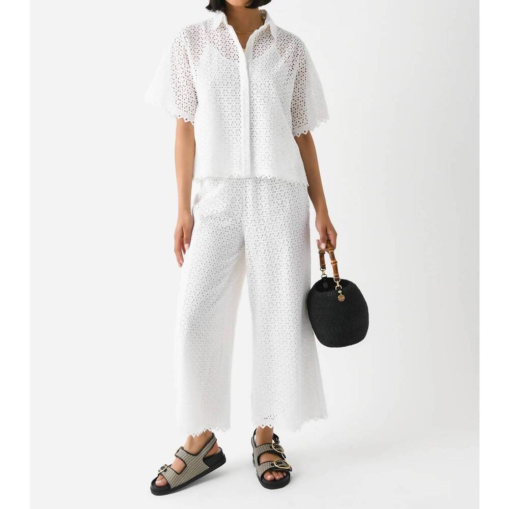 NEW MERLETTE spector pant in white - Picture 4 of 4